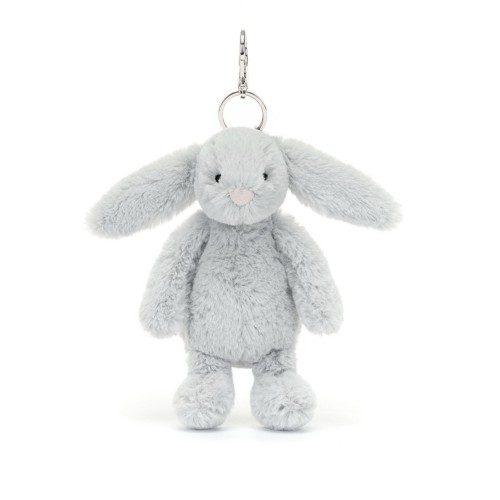 Jellycat Bashful Silver Bunny Bag Charm