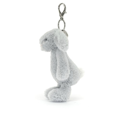 Jellycat Bashful Silver Bunny Bag Charm
