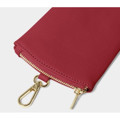 Katie Loxton Duo Clip On Sunglasses Case Garnet Red