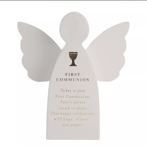First Communion - Faith & Hope Angel Plaque