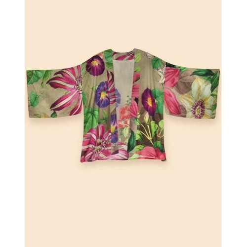 Powder Kimono Jacket - Botanicals