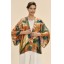 Powder Kimono Jacket - Painted Palms