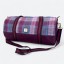 Harris Tweed Barrell Holdall Pink Check