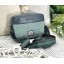 Harris Tweed Camera Bag Turquoise Herringbone