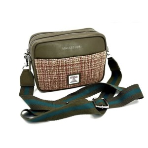 Harris Tweed Camera Bag Maple