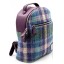 Harris Tweed Backpack Green and Purple