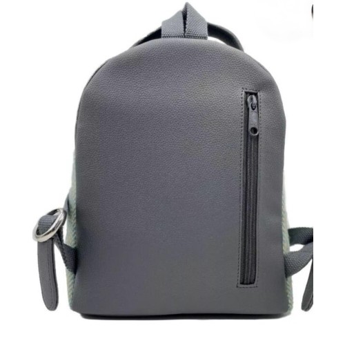 Harris Tweed Backpack Turquoise Herringbone