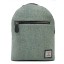 Harris Tweed Backpack Turquoise Herringbone