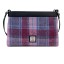 Harris Tweed Large Shoulder Bag Pink Check