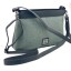 Harris Tweed Large Shoulder Bag Turquoise Herringbone