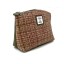 Harris Tweed Cosmetic Bag Maple