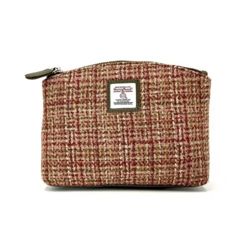 Harris Tweed Cosmetic Bag Maple