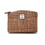 Harris Tweed Cosmetic Bag Maple