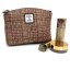 Harris Tweed Cosmetic Bag Maple