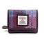 Harris Tweed Trifold Purse Pink Check