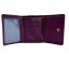 Harris Tweed Trifold Purse Green and Purple Check