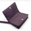 Harris Tweed Zip Purse Green and Purple Check