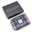 Harris Tweed Zip Purse Green and Purple Check