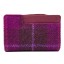 Harris Tweed Medium Purse Purple Check