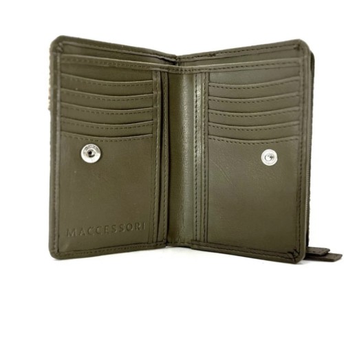 Harris Tweed Zip Purse Maple