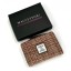 Harris Tweed Zip Purse Maple