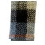 Harris Tweed Pop Up Card Holder Blue Brown Check