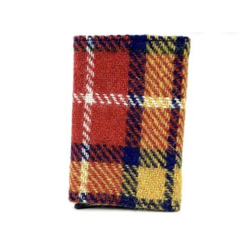 Harris Tweed Pop Up Card Holder Saffron