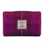 Harris Tweed Medium Purse Purple Check
