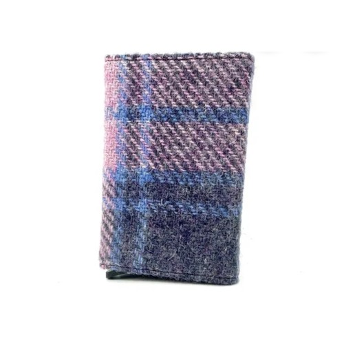 Harris Tweed Pop Up Card Holder Pastel Pink