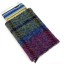 Harris Tweed Pop Up Card Holder Blue and Pink Check