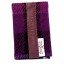Harris Tweed Pop Up Card Holder Purple Check