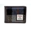 Harris Tweed Bifold Coin Wallet Blue Brown Check
