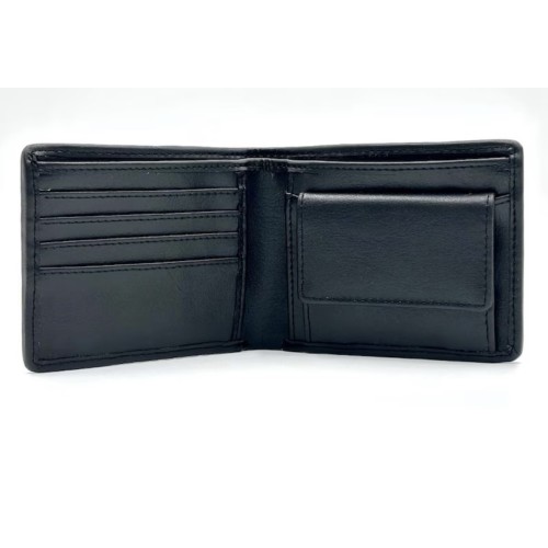 Harris Tweed Bifold Coin Wallet Charcoal