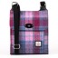 Pink & Purple Check Harris Tweed Satchel Bag