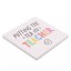 "Putting The Tea In Teacher" Square Coaster