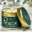 Lily-Flame Peace on Earth Tin Candle