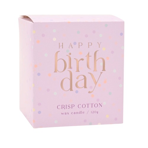 Happy Birthday - Confetti Candle