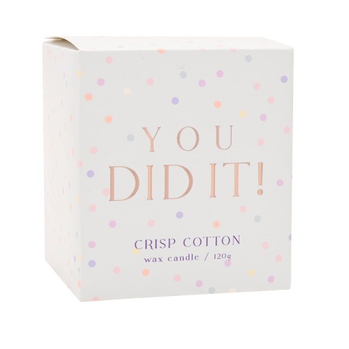 You Did It - Confetti Candle
