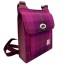 Purple Check Harris Tweed Satchel Bag