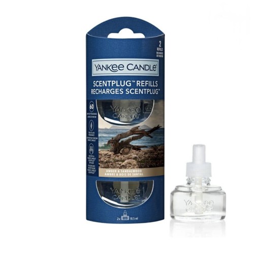 Yankee Candle Amber & Sandlewood Scent Plug Refill