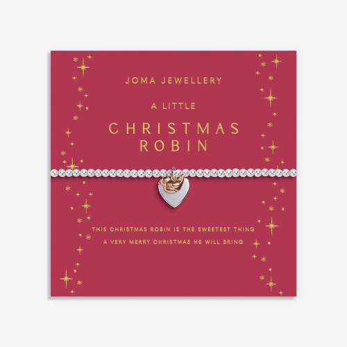 Joma Christmas A Little 'Christmas Robin' Bracelet