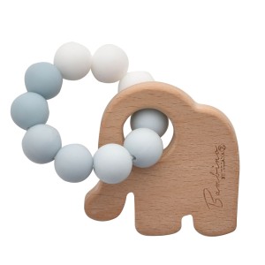 Bambino Elephant Teether Blue