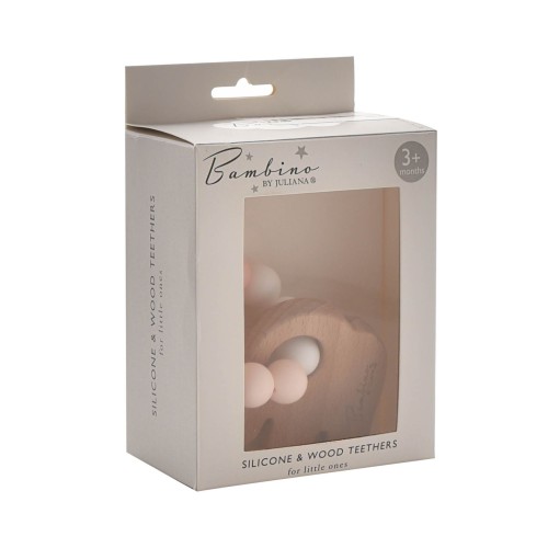 Bambino Elephant Teether Pink