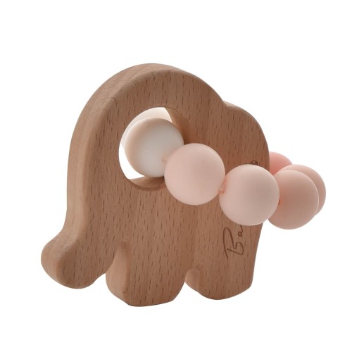 Bambino Elephant Teether Pink