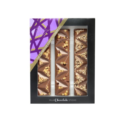 Cambridge Confectionary Trio Chocolate Sticks - Milk
