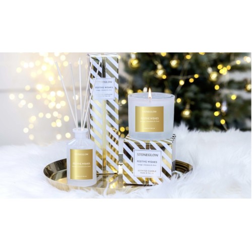 Stoneglow Festive Wishes Reed Diffuser