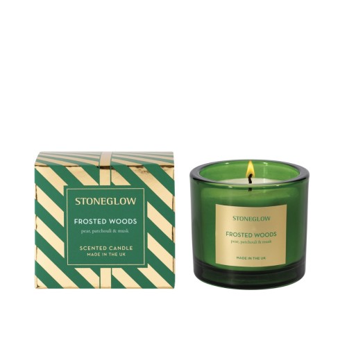 Stoneglow Frosted Woods Scented Candle
