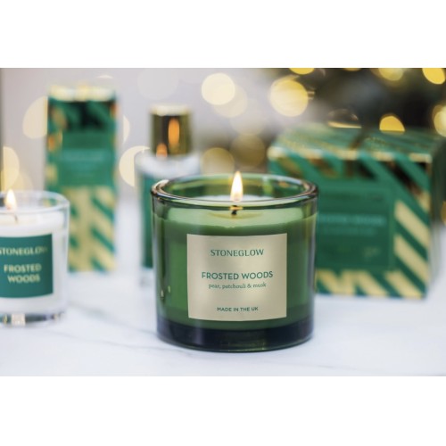 Stoneglow Frosted Woods Scented Candle