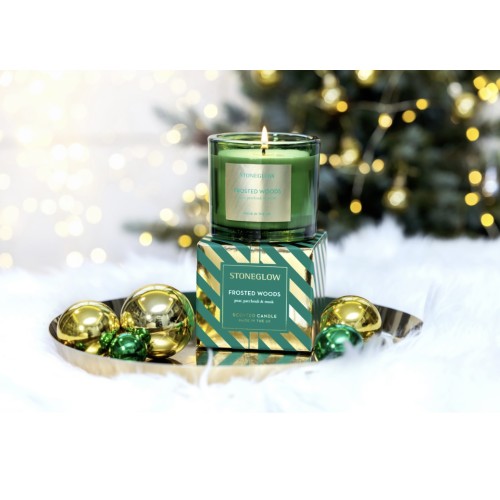 Stoneglow Frosted Woods Scented Candle