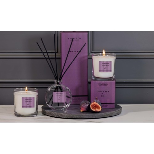 Stoneglow Modern Classics Spiced Rum & Fig Scented Candle